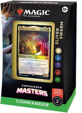 Magic the Gathering: Commander Masters - Sliver Swarm Commander Deck - CardVault Collections