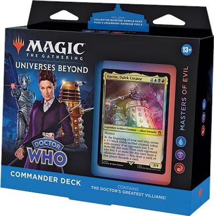 Magic the Gathering Doctor Who Commander Deck - Masters of Evil - CardVault Collections