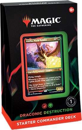 Magic the Gathering: Draconic Destruction Commander Deck - CardVault Collections