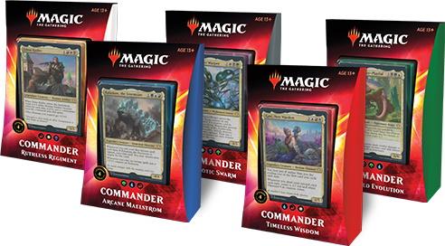 Magic the Gathering: Ikoria - Lair of Behemoths Commander 2020 Deck Box (5) - CardVault Collections