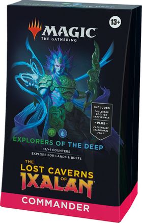 Magic the Gathering Lost Caverns of Ixalan Commander Deck - Explorers of the Deep - CardVault Collections