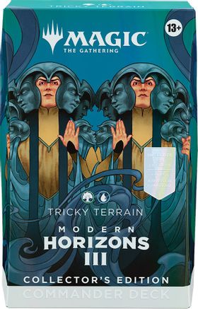 Magic the Gathering: Modern Horizons 3 Commander Deck Collectors Edition (Tricky Terrain) - CardVault Collections