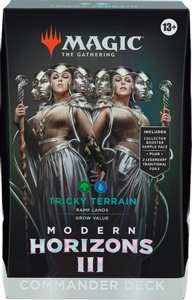 Magic the Gathering: Modern Horizons 3 Commander Deck (Tricky Terrain) - CardVault Collections