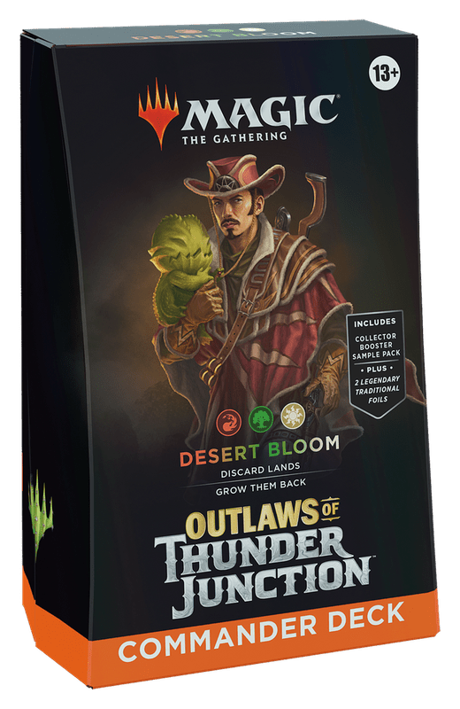 Magic the Gathering: Outlaws of Thunder Junction Commander Deck (Desert Bloom) - CardVault Collections