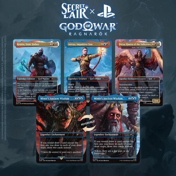 Magic the Gathering: Secret Lair x God of War: Norse (Non-Foil) - CardVault Collections