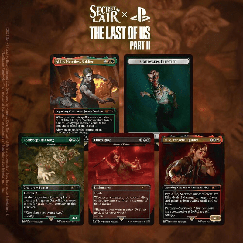 Magic the Gathering: Secret Lair x Last of Us Part 2 (Non - Foil) - CardVault Collections