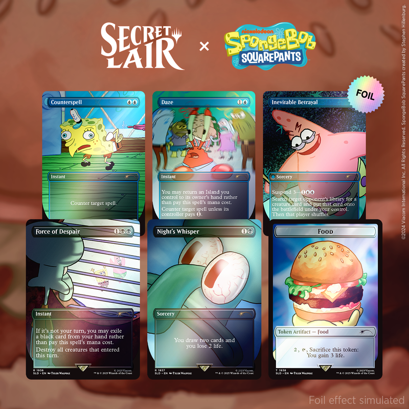 Magic the Gathering: Secret Lair x SpongeBob Square Pants - Internet Sensation (Foil) - CardVault Collections