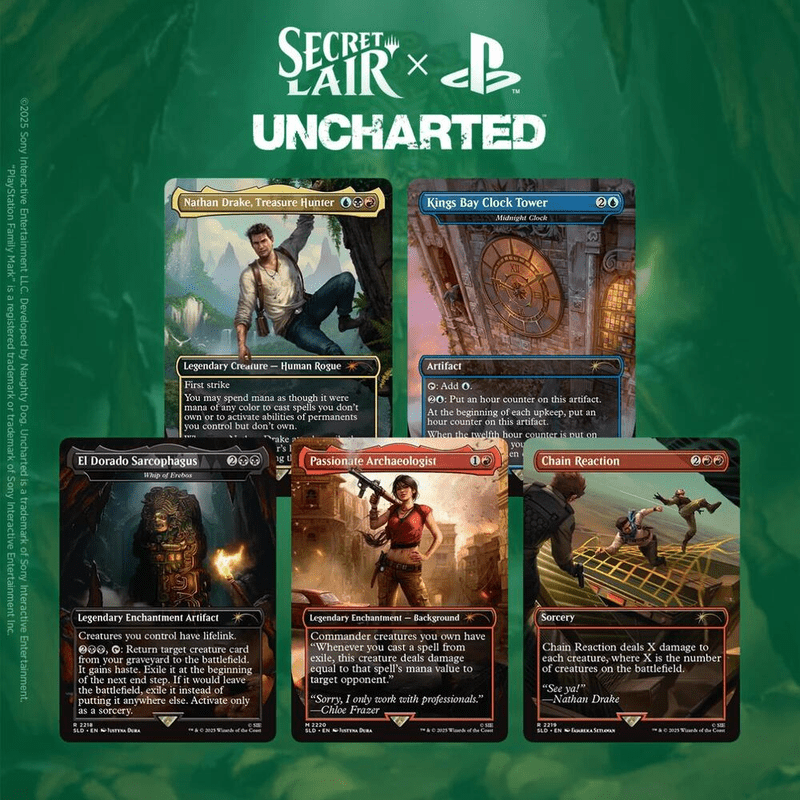 Magic the Gathering: Secret Lair x Uncharted Saga of Thieves (Non - Foil) - CardVault Collections
