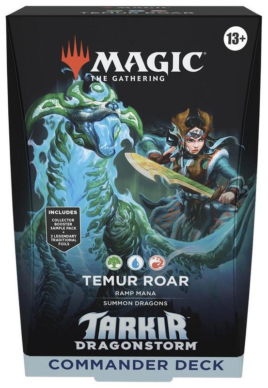 Magic The Gathering: Tarkir Dragonstorm Commander Deck (Temur) - CardVault Collections