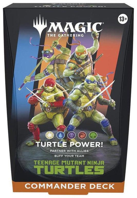 Magic the Gathering: Teenage Mutant Ninja Turtles Commander Deck (Turtle Power) - CardVault Collections