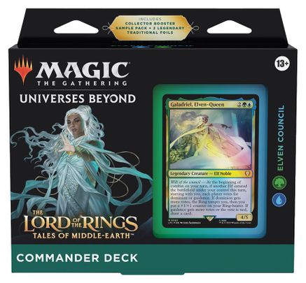 Magic the Gathering The Lord of the Rings: Tales of Middle - earth Commander Deck - Elven Council - CardVault Collections