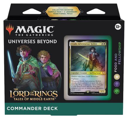 Magic the Gathering The Lord of the Rings: Tales of Middle - earth Commander Deck - Food and Fellowship - CardVault Collections