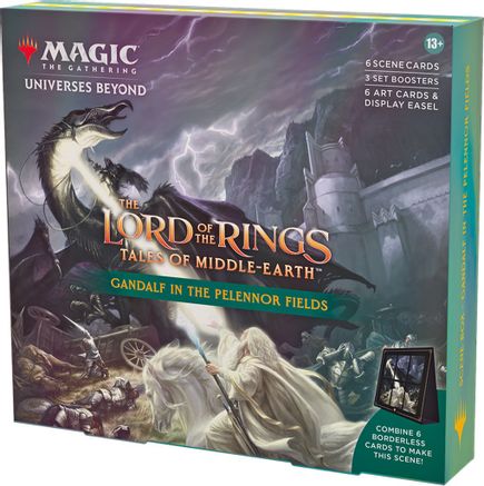 Magic the Gathering The Lord of the Rings: Tales of Middle - earth Scene Box (Gandalf in the Pelennor Fields) - CardVault Collections