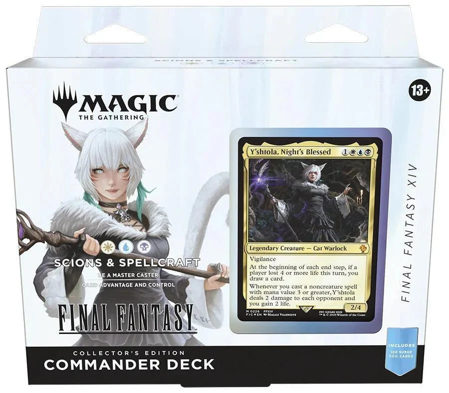 Magic the Gathering: Universes Beyond - Final Fantasy Collector Commander Deck (Scions and Spellcraft) - CardVault Collections