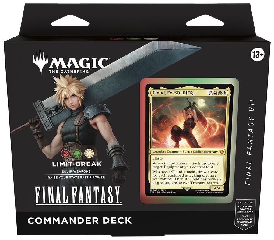 Magic the Gathering: Universes Beyond - Final Fantasy Commander Deck (Limit Break) - CardVault Collections