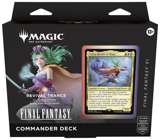 Magic the Gathering: Universes Beyond - Final Fantasy Commander Deck (Revival Trance) - CardVault Collections