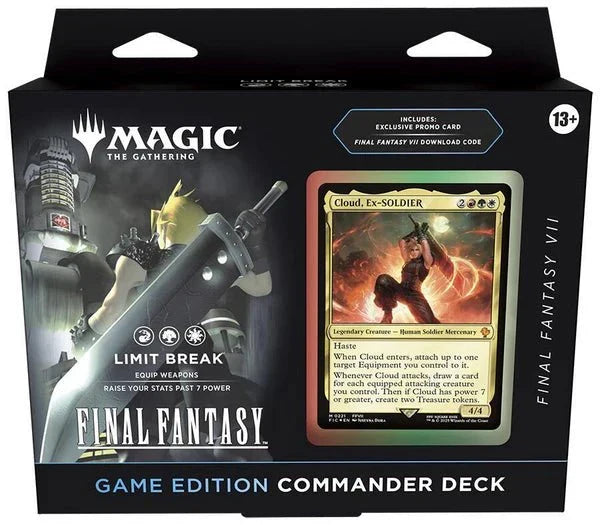 Magic the Gathering: Universes Beyond - Final Fantasy Game Edition Commander Deck (Limit Break) - CardVault Collections