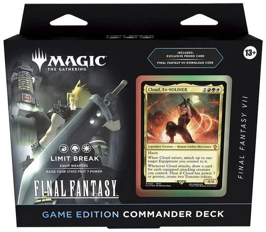 Magic the Gathering: Universes Beyond - Final Fantasy Game Edition Commander Deck (Limit Break) - CardVault Collections