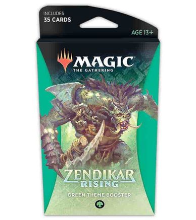 Magic the Gathering: Zendikar Rising Theme Deck (Green) - CardVault Collections