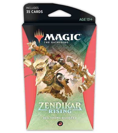 Magic the Gathering: Zendikar Rising Theme Deck (Red) - CardVault Collections