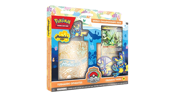 Pokemon 2024 World Championship Deck (Crushing Thorn) - CardVault Collections