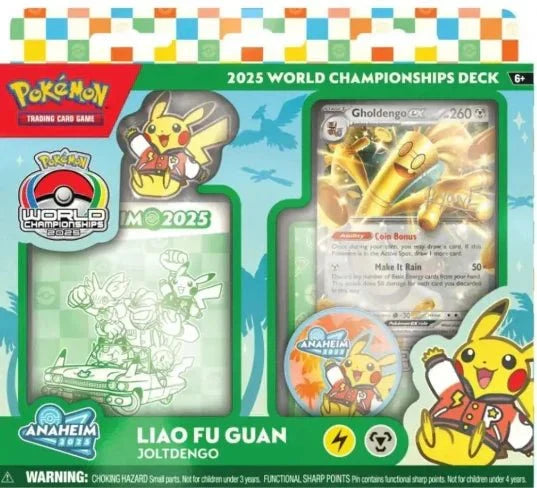 Pokemon 2025 World Championship Deck (Joltdengo) (PRE - ORDER) - CardVault Collections