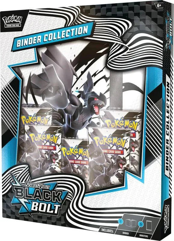 Pokemon Scarlet and Violet: Black Bolt Binder Collection Box - CardVault Collections