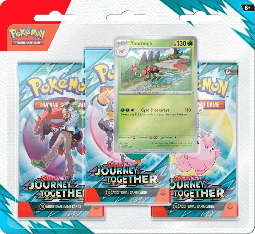Pokemon Scarlet and Violet: Journey Together 3 - Pack Blister (Yanmega) - CardVault Collections