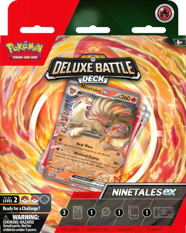 Pokemon Scarlet and Violet: Ninetales EX Deluxe Battle Deck - CardVault Collections