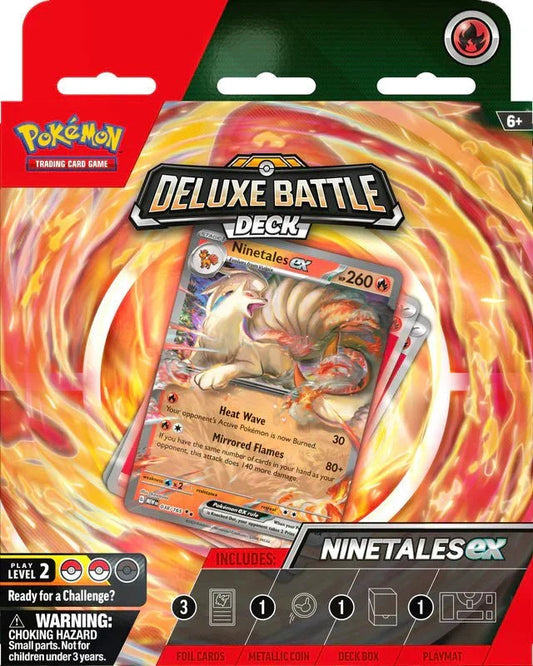 Pokemon Scarlet and Violet: Ninetales EX Deluxe Battle Deck - CardVault Collections