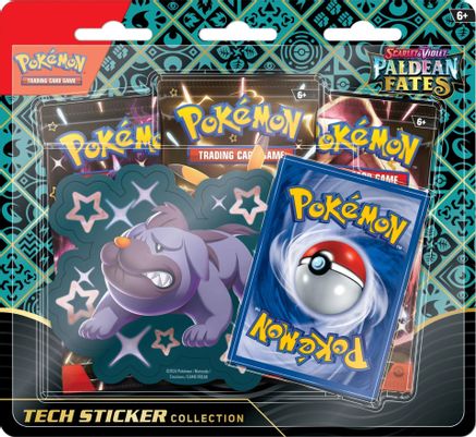 Pokemon Scarlet and Violet: Paldean Fates Tech Sticker Collection (Maschiff) - CardVault Collections