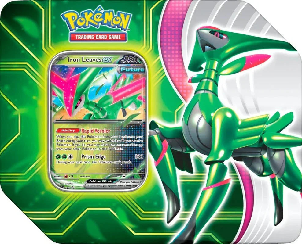 Pokemon Scarlet and Violet: Paradox Clash Tin (Iron Leaves) - CardVault Collections
