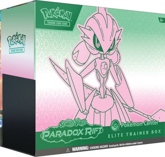 Pokemon Scarlet and Violet: Paradox Rift Pokemon Center Elite Trainer Box (Iron Valiant) - CardVault Collections