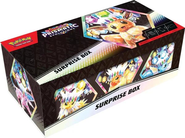 Pokemon: Scarlet and Violet - Prismatic Evolutions Surprise Box - CardVault Collections