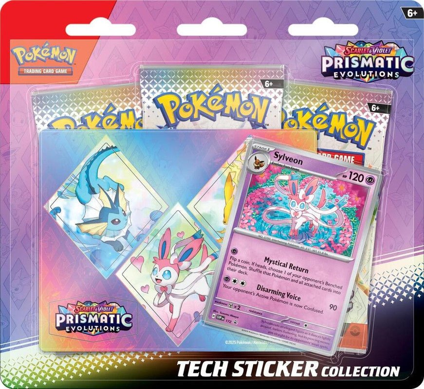 Pokemon: Scarlet and Violet - Prismatic Evolutions Tech Sticker (Sylveon) - CardVault Collections