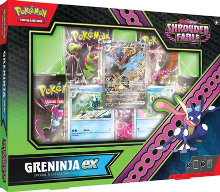 Pokemon Scarlet and Violet: Shrouded Fable Greninja EX Illustraion Collection Box - CardVault Collections