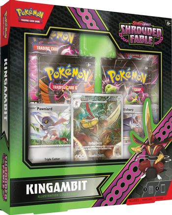 Pokemon Scarlet and Violet: Shrouded Fable Kinggambit Illustraion Collection Box - CardVault Collections