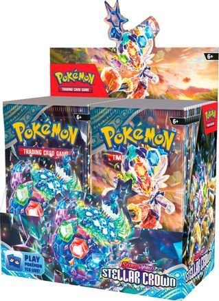 Pokemon Scarlet and Violet: Stellar Crown Booster Box - CardVault Collections