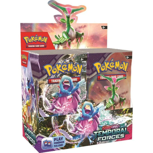Pokemon Scarlet and Violet: Temporal Forces Booster Box - CardVault Collections