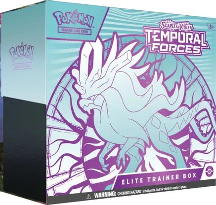 Pokemon Scarlet and Violet: Temporal Forces Elite Trainer Box (Walking Wake) - CardVault Collections