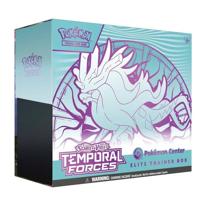 Pokemon Scarlet and Violet: Temporal Forces Pokemon Center Elite Trainer Box (Walking Wake) - CardVault Collections