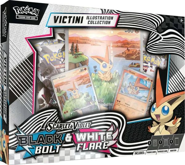 Pokemon Scarlet and Violet: Unova Victini Illustration Collection Box - CardVault Collections