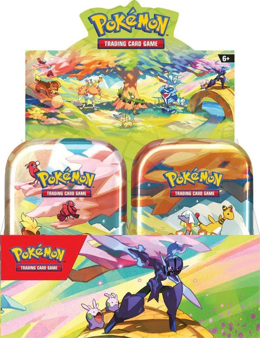 Pokemon Scarlet and Violet: Vibrant Paldea Mini Tin Display - CardVault Collections