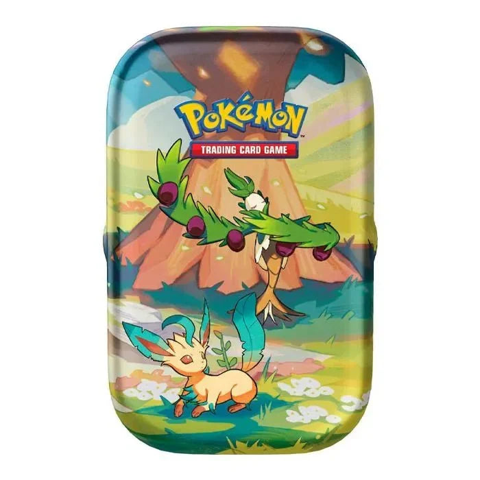 Pokemon Scarlet and Violet: Vibrant Paldea Mini Tin (Leafeon and Arboliva) - CardVault Collections