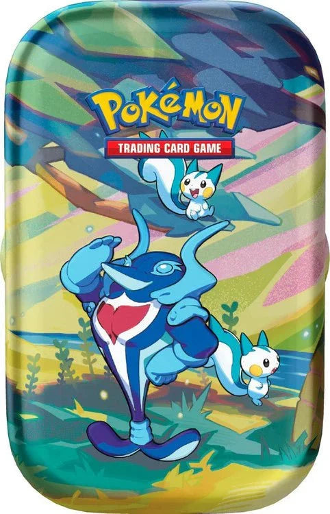 Pokemon Scarlet and Violet: Vibrant Paldea Mini Tin (Palafin and Pachirisu) - CardVault Collections