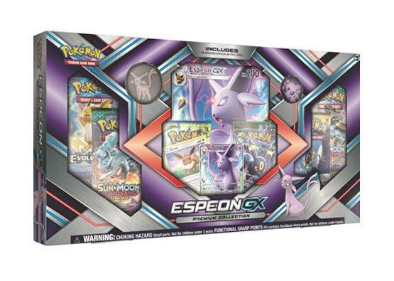 Pokemon Sun and Moon: Guardians Rising Espeon GX Premium Collection Box - CardVault Collections