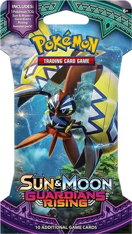 Pokemon Sun and Moon: Guardians Rising Sleeved Booster Pack - CardVault Collections