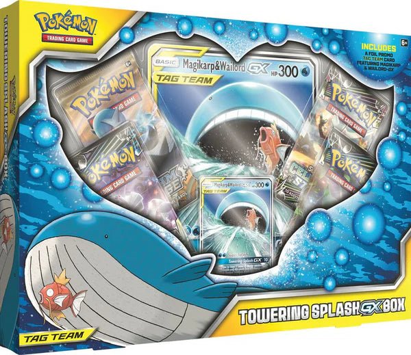 Pokemon Sun and Moon: Team UP Towering Splash GX Box - CardVault Collections