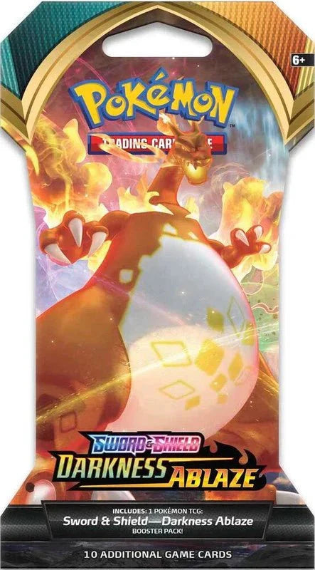 Pokemon Sword and Shield: Darkness Ablaze Sleeved Booster Pack - CardVault Collections