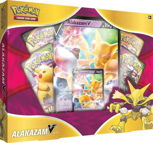 Pokemon Sword and Shield: Vivid Voltage Alakazam V Box - CardVault Collections
